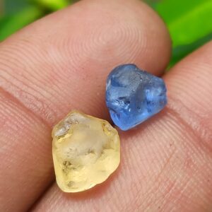 Blue & Yellow Sapphire Rough