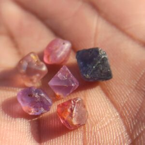 Ceylon Natural Spinel Crystal Collection