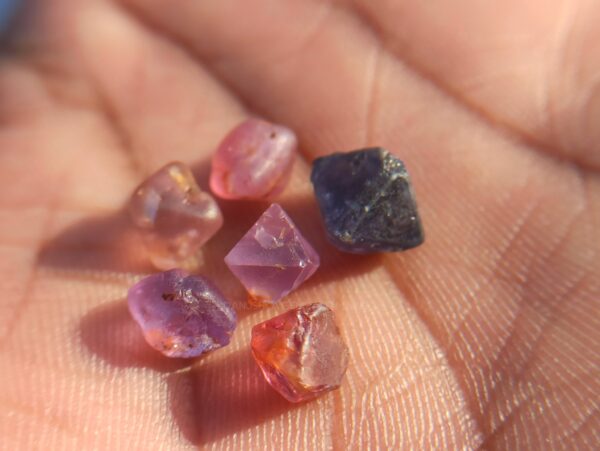 Ceylon Natural Spinel Crystal Collection