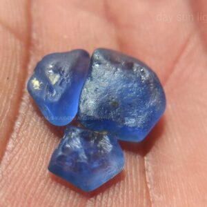 Ceylon natural blue sapphire rough collection