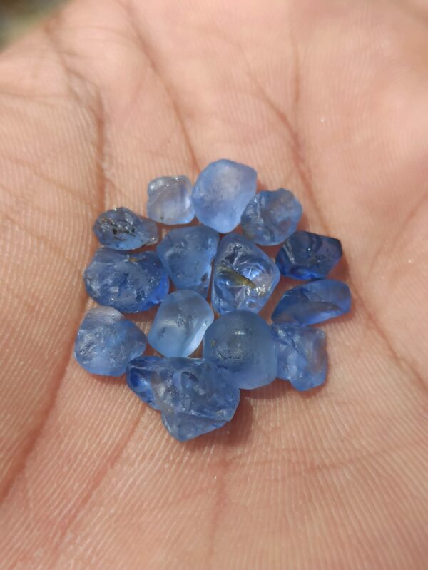 Facet Grade Natural Blue Sapphire Rough Stones