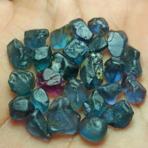 Facet Grade Natural Blue Spinel Roughs