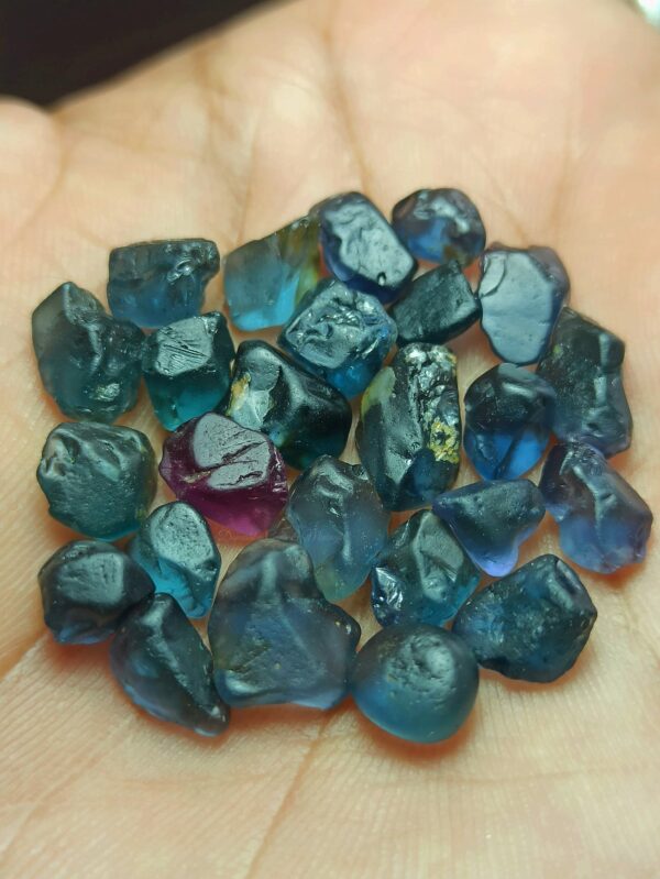 Facet Grade Natural Blue Spinel Roughs