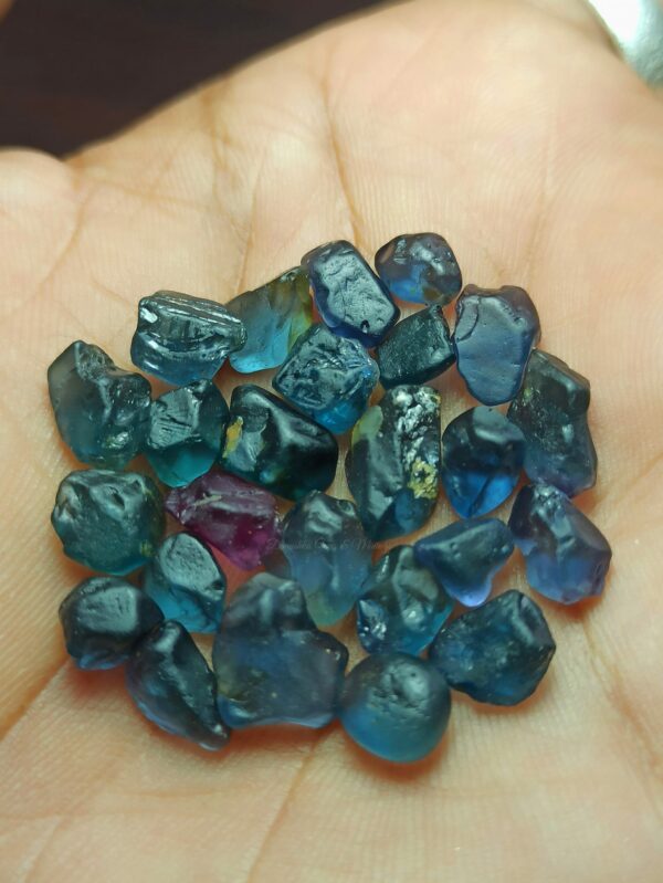 Facet Grade Natural Blue Spinel Roughs