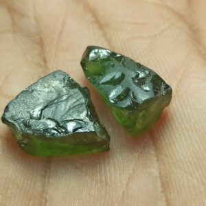 Facet Grade Natural Green Zircon Rough