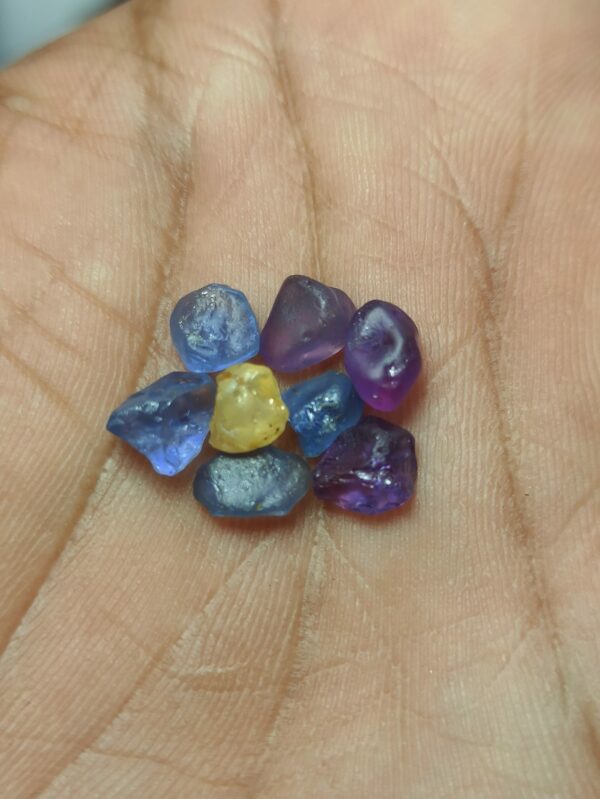 Facet Grade Natural Mix Color Sapphire Lot