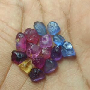 Facet Grade Natural Mix Color Sapphire Lot