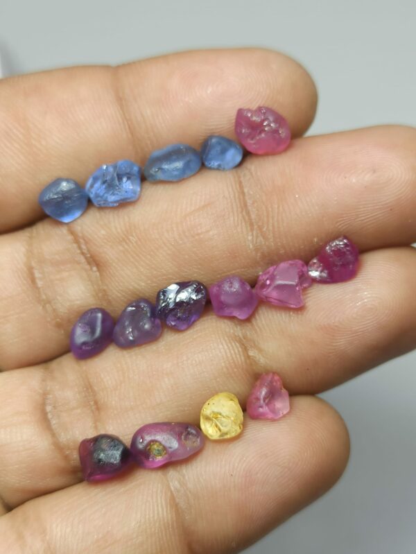 Facet Grade Natural Mix Color Sapphire Lot