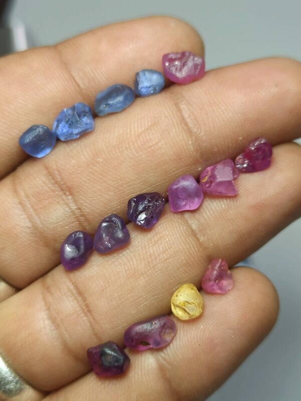 Facet Grade Natural Mix Color Sapphire Lot