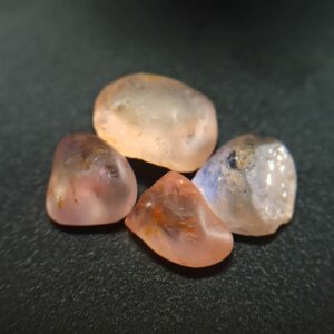 Facet Grade Natural Padparadscha and Peach Sapphires ROUGH