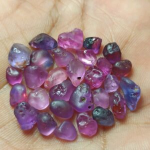 Facet Grade Pink to purple, Bi-color & Color change Sapphire Rough