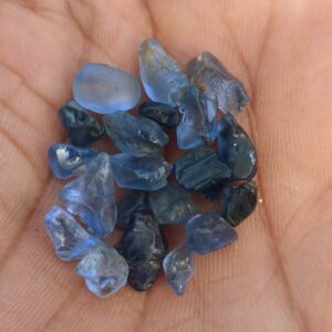 Facet Grade Rough Blue Sapphires