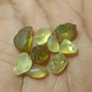 Facet Grade Rough Natural Chrysoberyl Collection