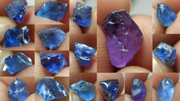 Facet Grade Sapphire Rough Collection