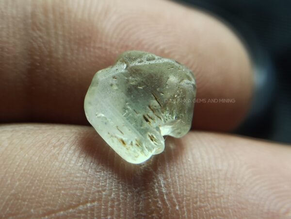 Facet Grade White Chrysoberyl Crystal