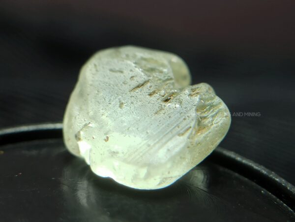 Facet Grade White Chrysoberyl Crystal