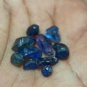 Natural Blue Sapphire & Teal sapphire Facet Grade Rough