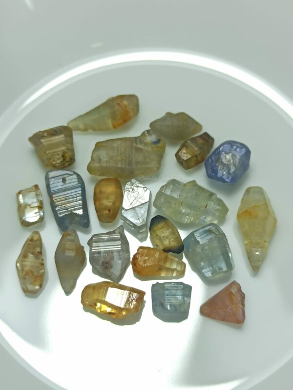 Natural Excellent Transparent Sapphire Crystals