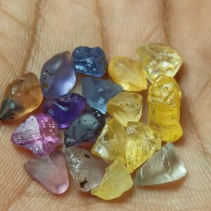 Natural Facet Grade Sapphire Rough Collection