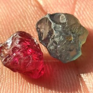 Natural Ruby & Green Sapphire Rough Stones