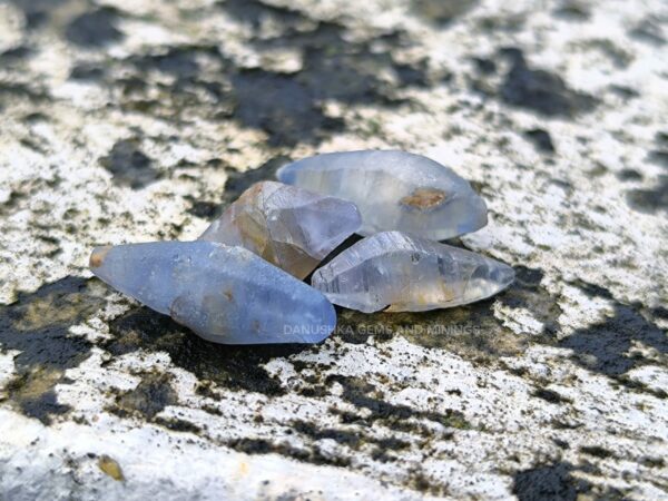 Ceylon Natural Double Terminated Sapphire Crystals