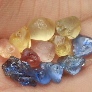 Ceylon Sapphire mix color Rough Collection