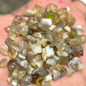 Ceylon Natural Chrysoberyl Cat's Eye Rough