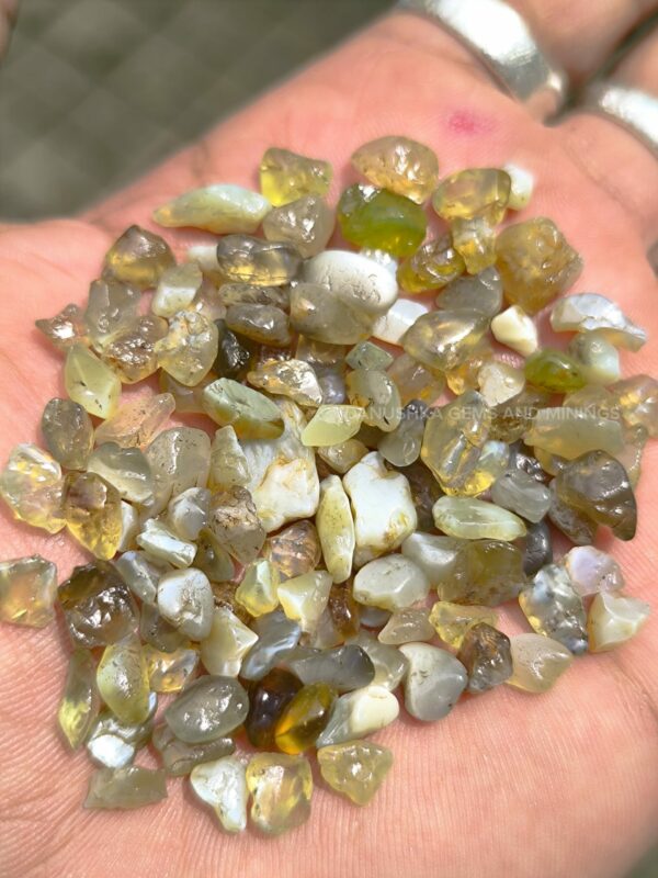 Ceylon Natural Chrysoberyl Cat's Eye Rough