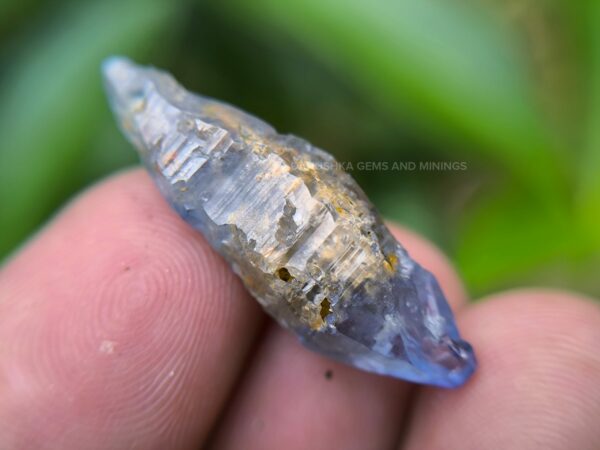 Ceylon Natural Double Terminated Blue Sapphire Crystal