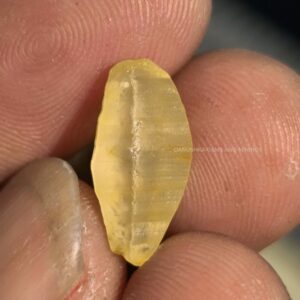 Ceylon Natural Yellow Sapphire Crystal