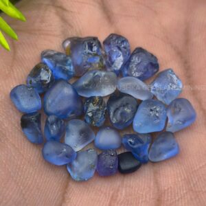 Facet Grade Ceylon Natural Blue Sapphire Rough Collection