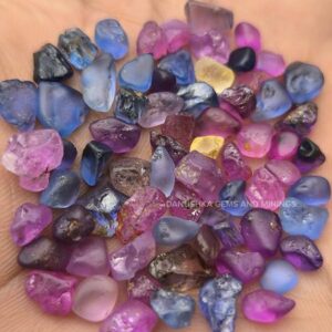 Facet Grade Ceylon Natural Sapphire Rough Stones