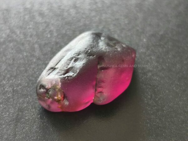 Facet Grade Natural Purplish Red Spinel Rough