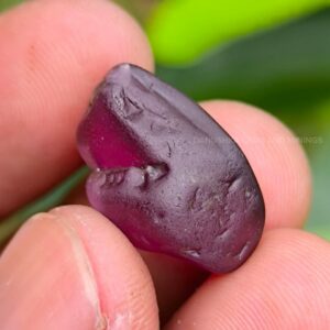 Facet Grade Natural Purplish Red Spinel Rough