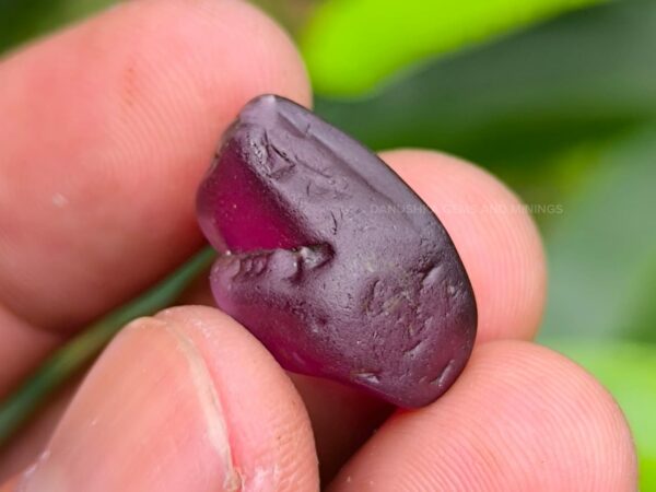 Facet Grade Natural Purplish Red Spinel Rough