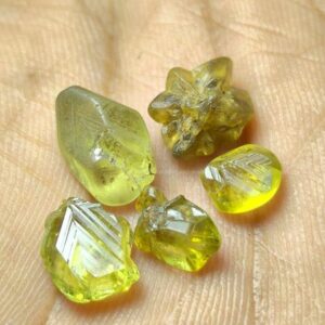 Rare Natural Chrysoberyl Crystal Collection