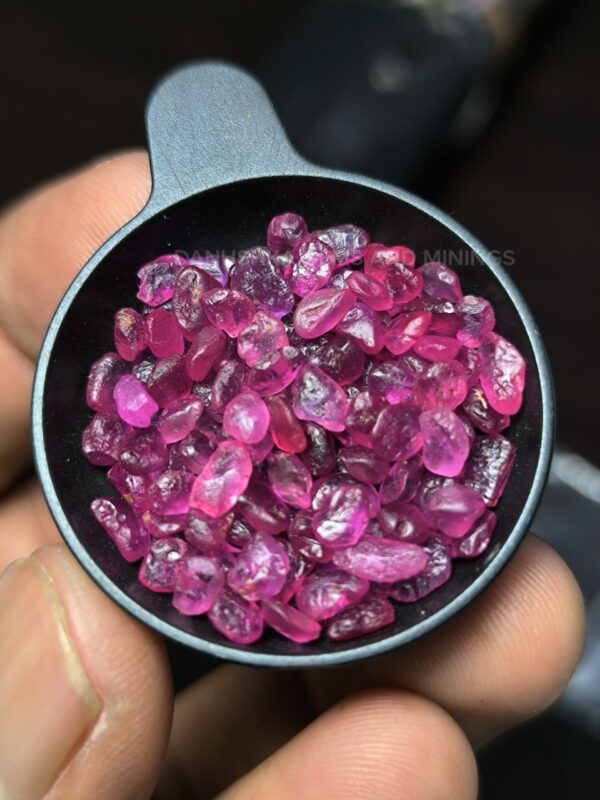 Facet Grade Ceylon Natural Ruby & Pink Rough Collection