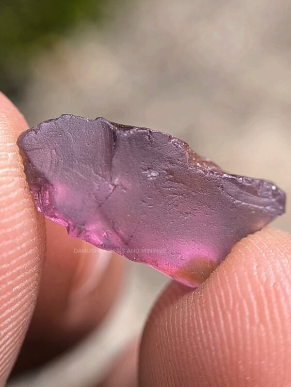 Facet Grade Natural Purple Spinel Rough