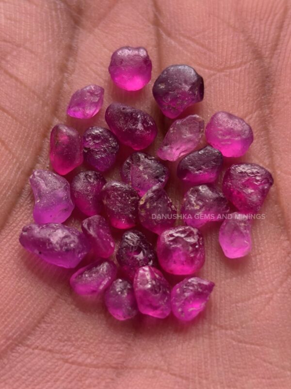 Facet Grade Natural Ruby & Pink Sapphire Rough Collection