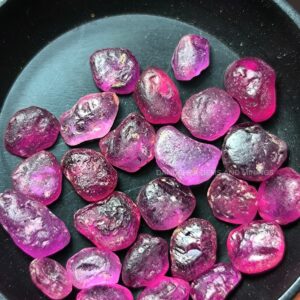 Facet Grade Natural Ruby & Pink Sapphire Rough Collection