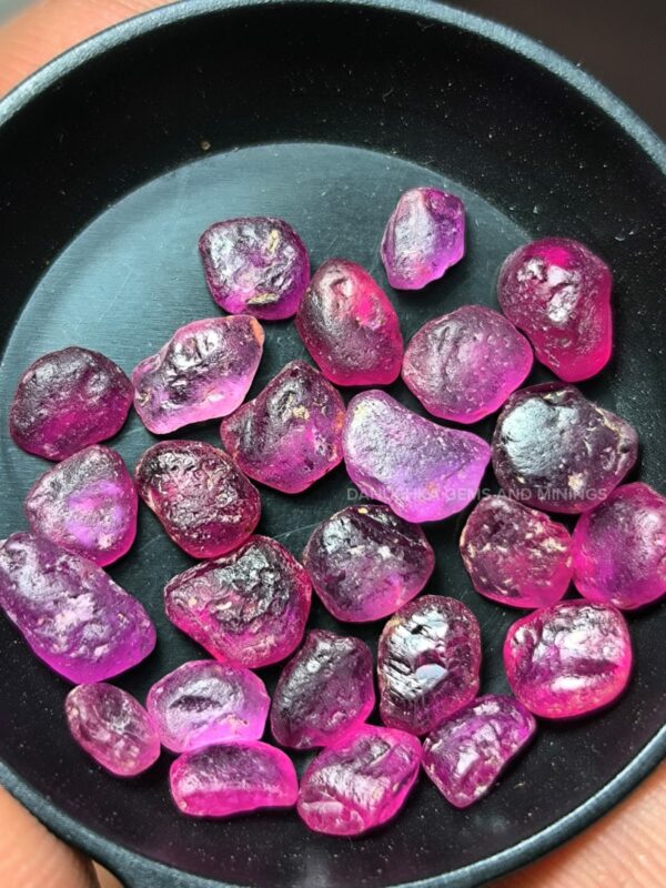 Facet Grade Natural Ruby & Pink Sapphire Rough Collection