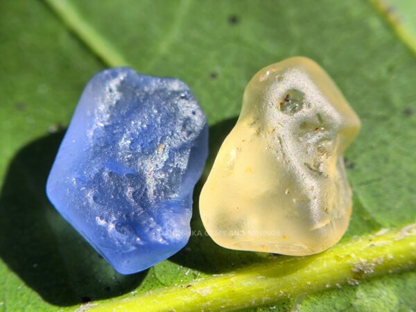 Facet Grade Natural Yellow & Blue Sapphire Rough