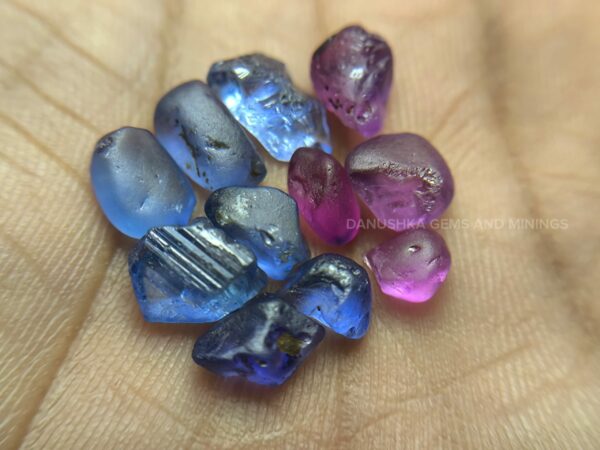 Ceylon Facet Grade Sapphire Rough Collection