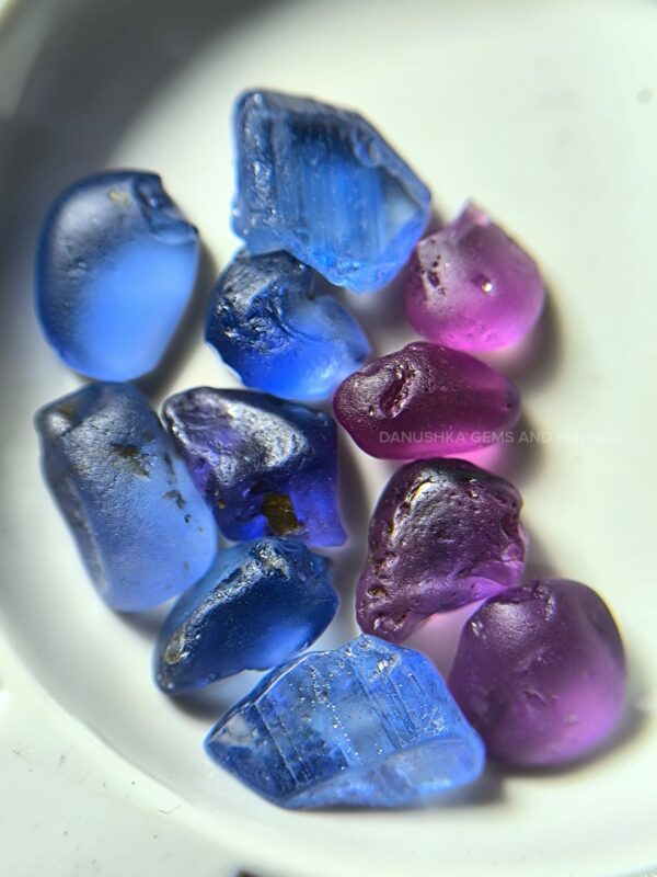 Ceylon Facet Grade Sapphire Rough Collection