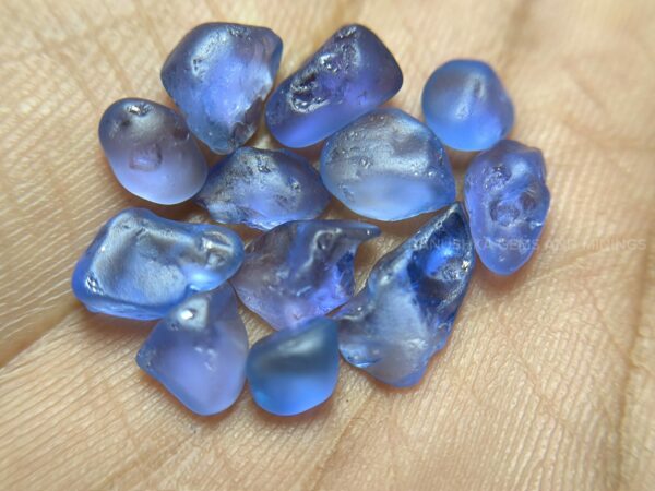 Facet Grade Natural Blue Sapphire Rough Collection