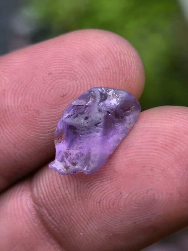 Facet Grade Natural Lavender Sapphire Rough