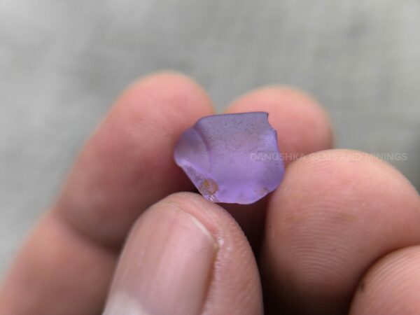 Facet Grade Natural Lavender Spinel Rough