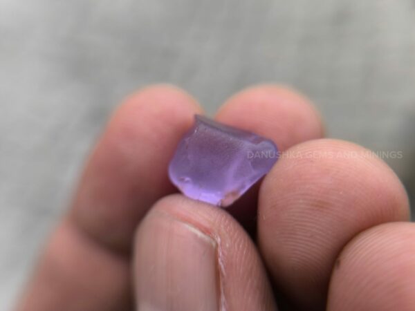 Facet Grade Natural Lavender Spinel Rough