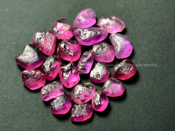 Facet Grade Natural Ruby Rough Collection