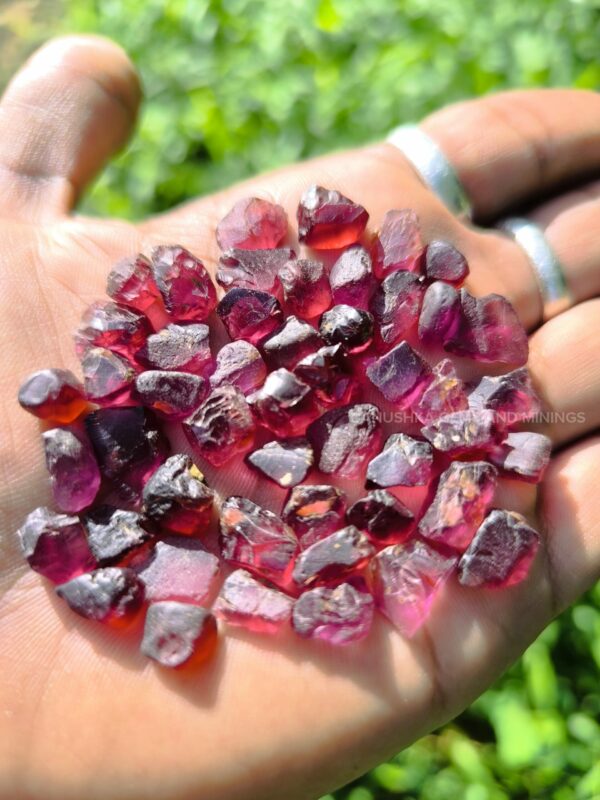 Natural Garnet Rough Collection